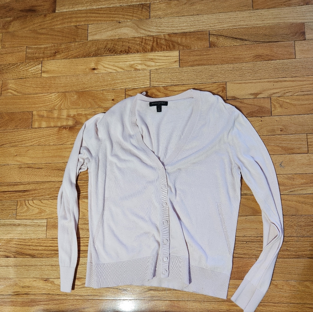 Women's light pink Cardigan Sweater
